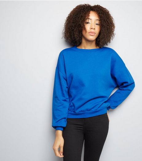 Blue Long Sleeve Sweater | New Look