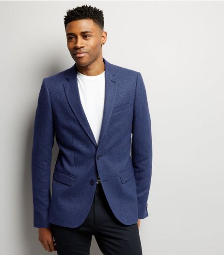 Blue Warm Handle Blazer | New Look
