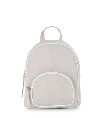 large cream backpack