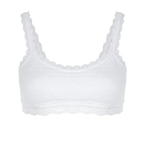 Teens White Lace Crop Top | New Look