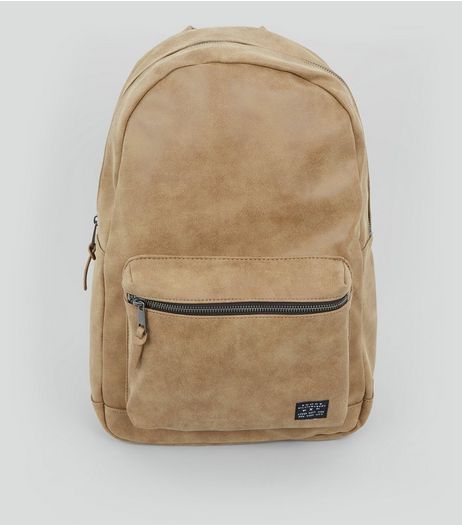 Brown Suedette Backpack | New Look