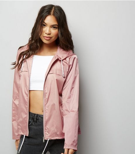 Pink Zip Front Fold Away Anorak | New Look