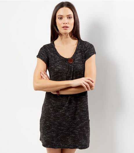 Apricot Dark Grey Knitted Tunic | New Look