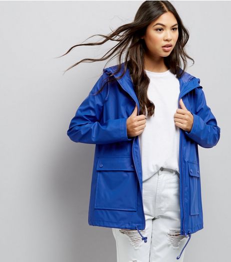 Blue Matte Anorak | New Look