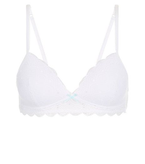Teens White Lace Bralet | New Look