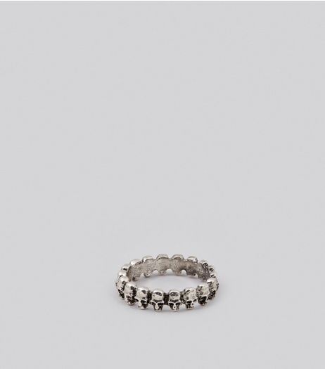 Silver Skull Ring | New Look