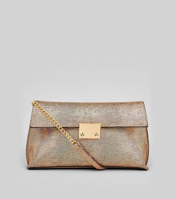 rose gold bag new look