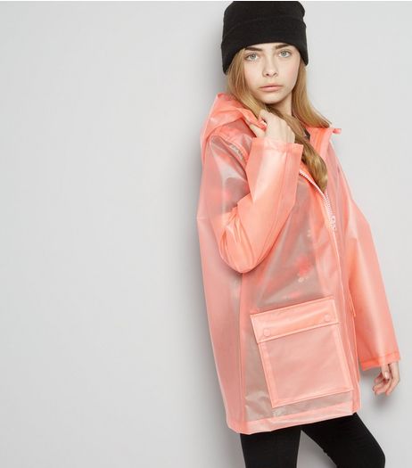 Teens Pink Hooded Anorak | New Look