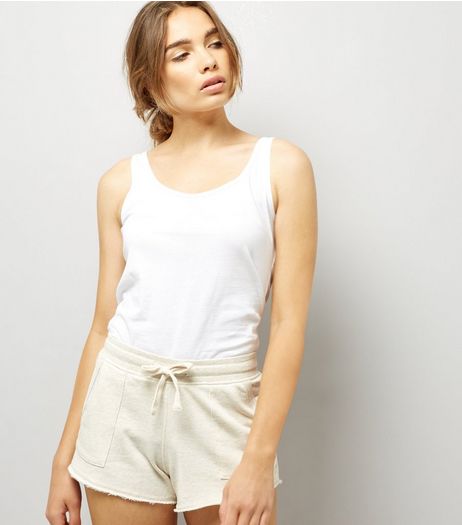 Cream Tie Waist Shorts | New Look