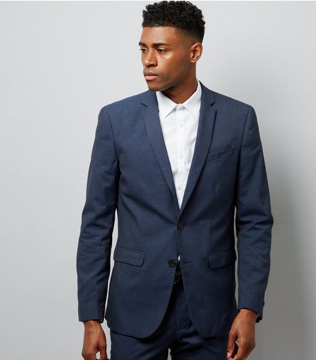 Navy Suit Jacket | New Look