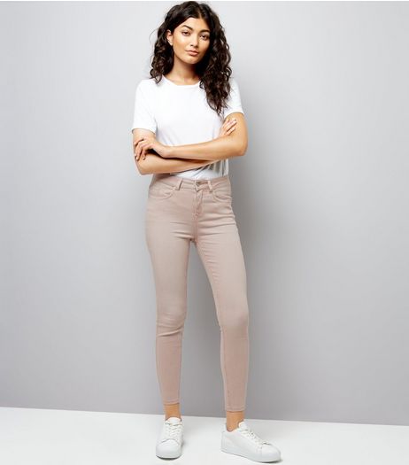 Shell Pink Skinny Jenna Jeans | New Look