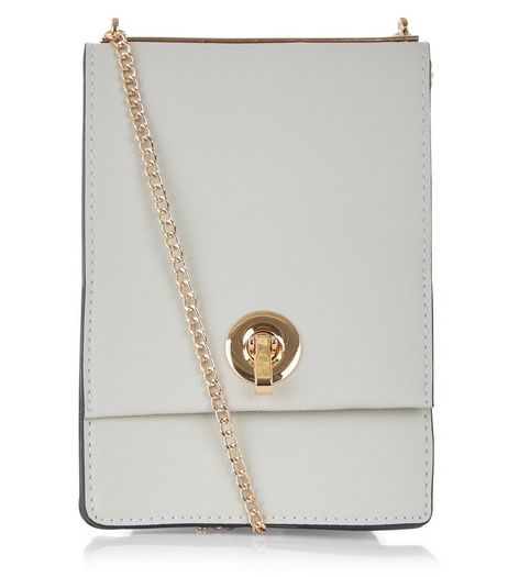 Stone Lock Front Camera Bag | New Look