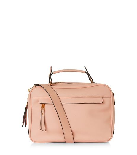 Light Pink Shoulder Luggage Bag | New Look