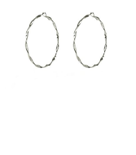 Silker Twisted Hoop Earrings | New Look