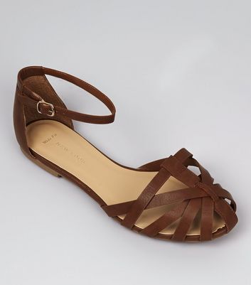wide fit brown heels