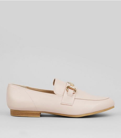 Pink Snaffle Trim Loafers | New Look