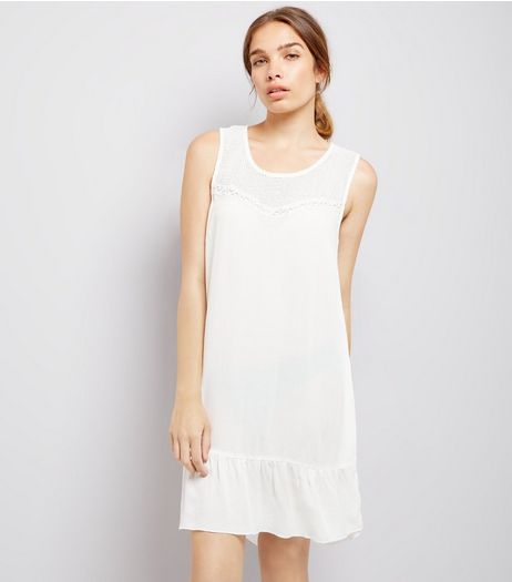 JDY White Sleeveless Dress | New Look