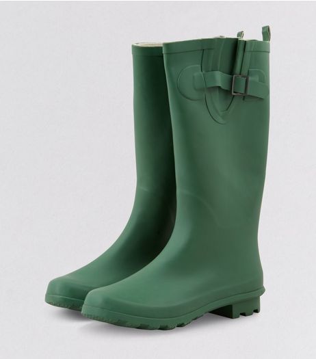 Green Welly Boots | New Look