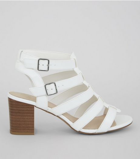 White Comfort Gladiator Sandals | New Look