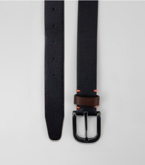 Navy Leather Belt | New Look