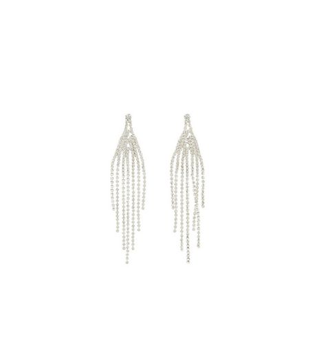 Crystal Diamanté Chandelier Drop Earrings | New Look
