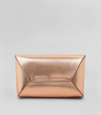 new look rose gold bag