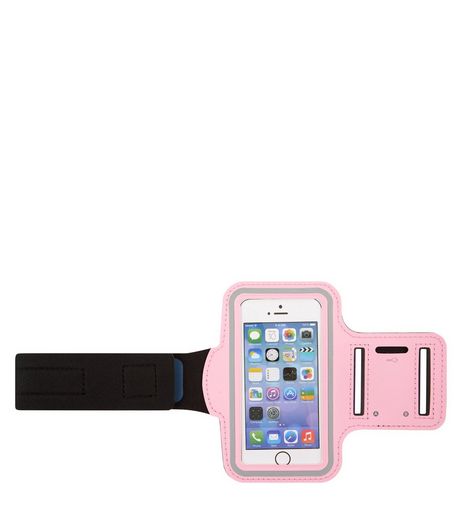 Shell Pink Active iPhone Amband | New Look