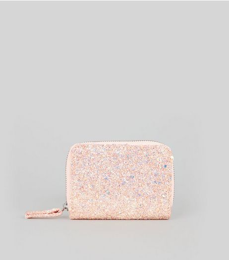 Rose Gold Glitter Cardholder | New Look