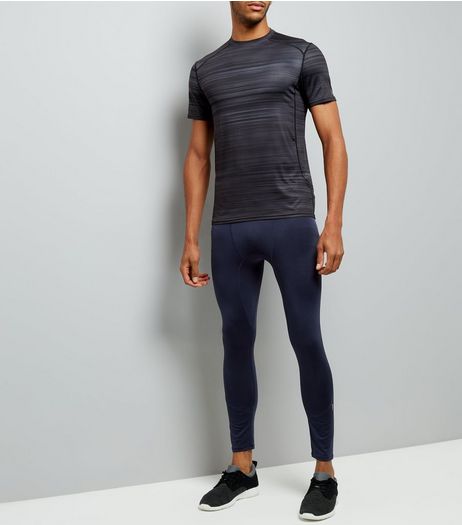 Navy Running Tights | New Look