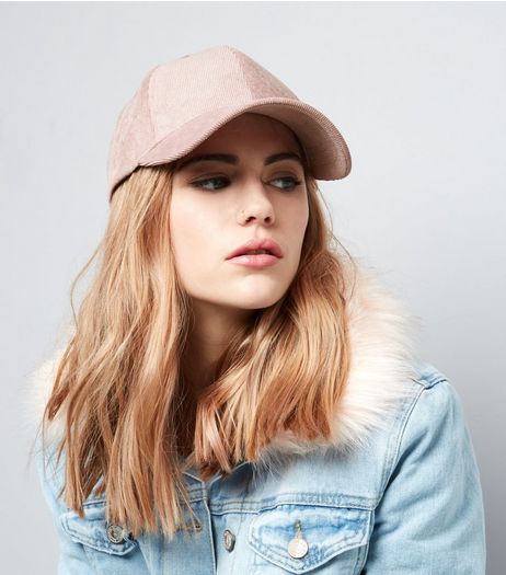 Pink Metallic Cord Cap | New Look