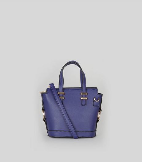 Blue Mini Bucket Bag | New Look