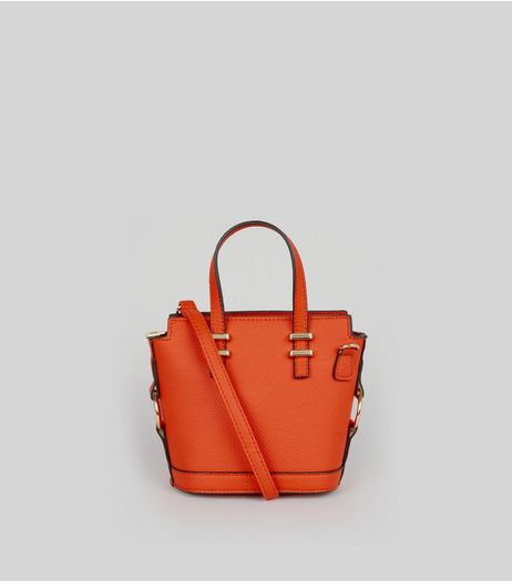 Orange Mini Bucket Bag | New Look
