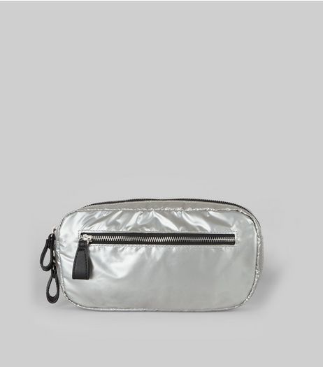 Silver Bumbag | New Look