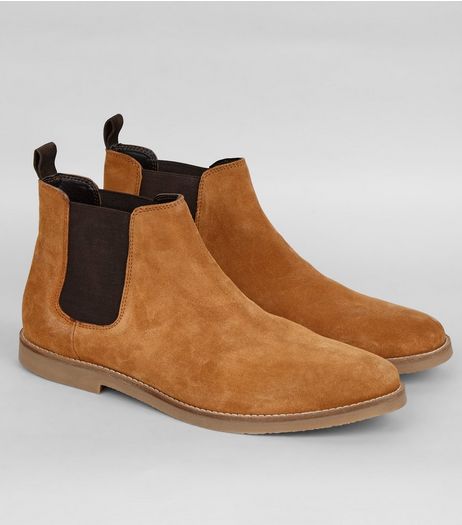 Brown Suede Chelsea Boots | New Look