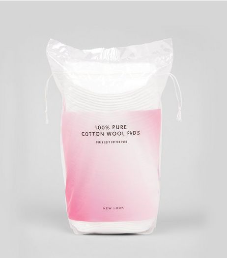 White 100% Pure Cotton Pads | New Look