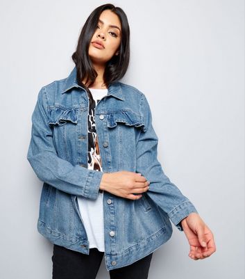 new look plus size denim jacket