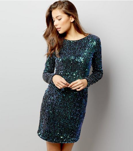 Motel Dark Green Scoop Back Bodycon Dress | New Look
