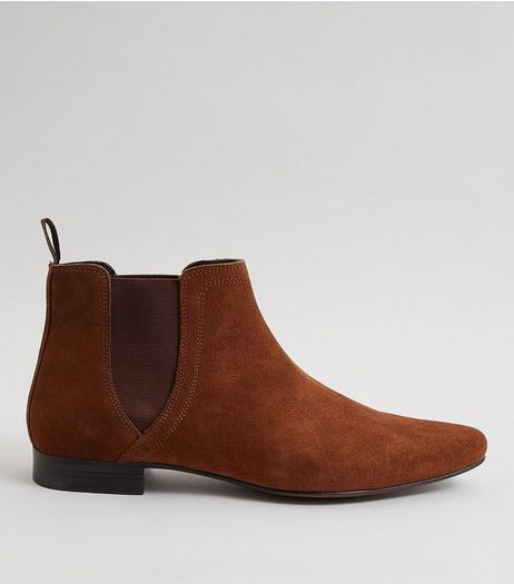 Tan Suede Chelsea Boots | New Look