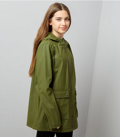 Teens Khaki Matte Anorak | New Look