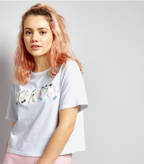 White Tokyo Embellished T-Shirt | New Look