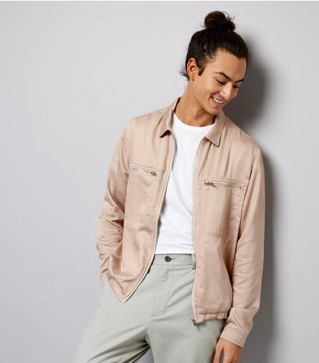 Pink Double Pocket Zip Front Jacket | New Look