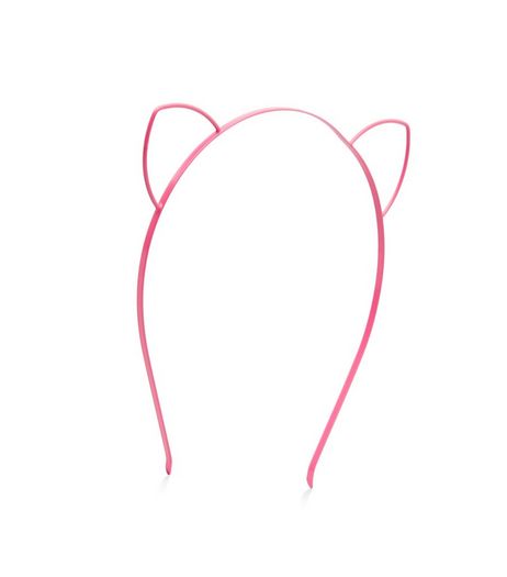 Neon Pink Cat Ears Headband | New Look
