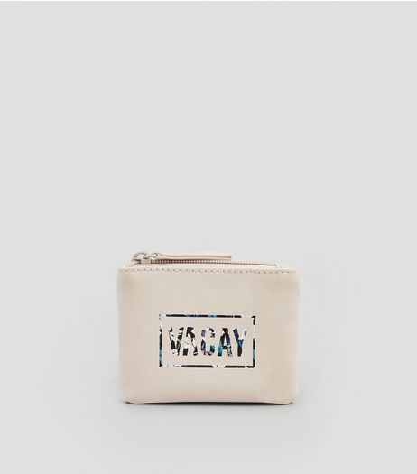 Nude Pink Vacay Zip Top Purse | New Look