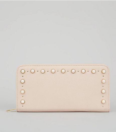 Pink Pearl Stud Purse | New Look