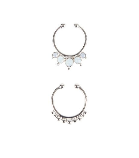 2 Pack Silver Septum Rings | New Look