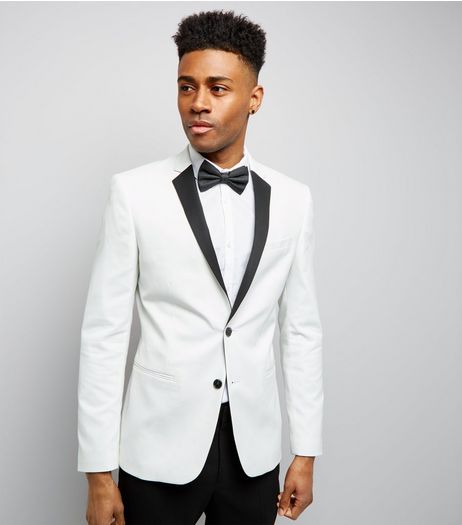 White Tux Jacket | New Look