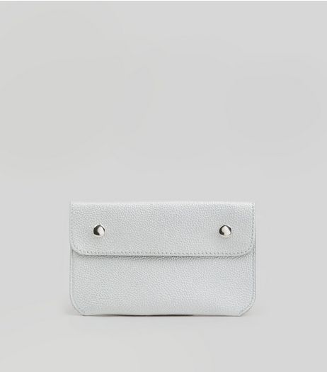 Silver Double Pouch Purse Belt | New Look