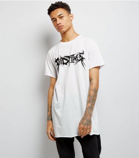 White Good Times Printed T-Shirt | New Look