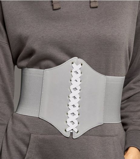 Grey Corset Belt | New Look