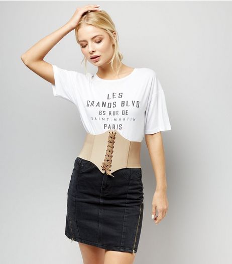 Cream Corset Belt | New Look